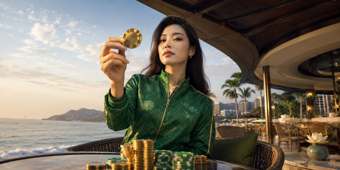 Người chơi tại Vũng Tàu kiểm tra kết quả xổ số và theo dõi jackpot trực tuyến bên ly cà phê